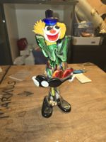 Murano Glas Clown Figur, Höhe ca. 29cm, Vintage Top! (Q)