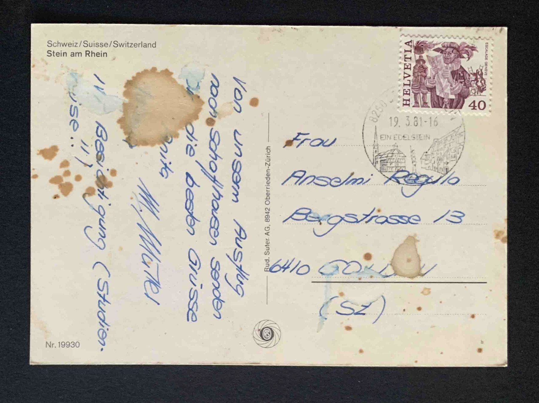 Cartes postales: AK Stein am Rhein – D'occasion à Goldau par artelier1 1