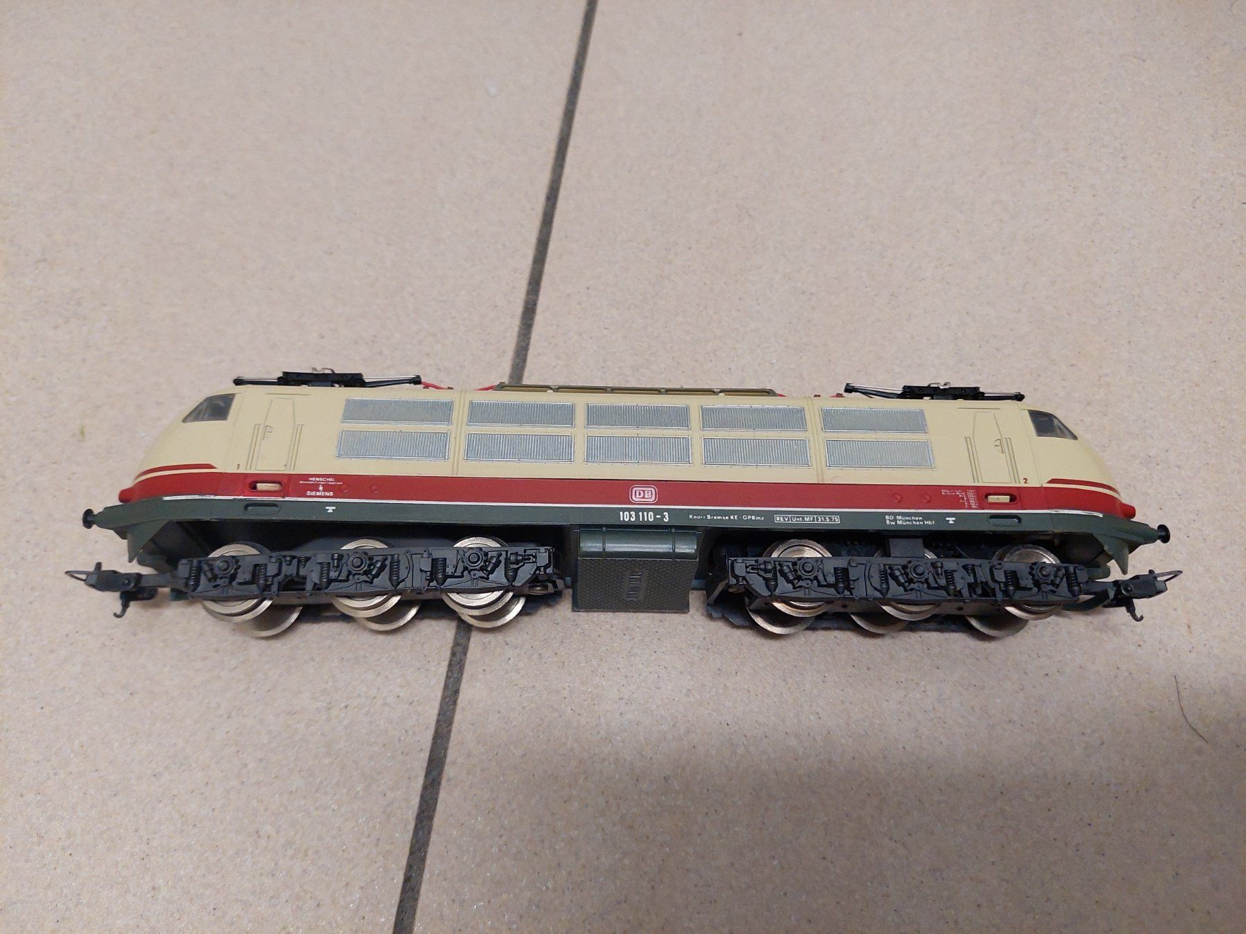 Lima Modellini di ferrovie: Lima Lokomotive DB 103 110-3 – Usato da Elsau venduto da isidobrany09 1