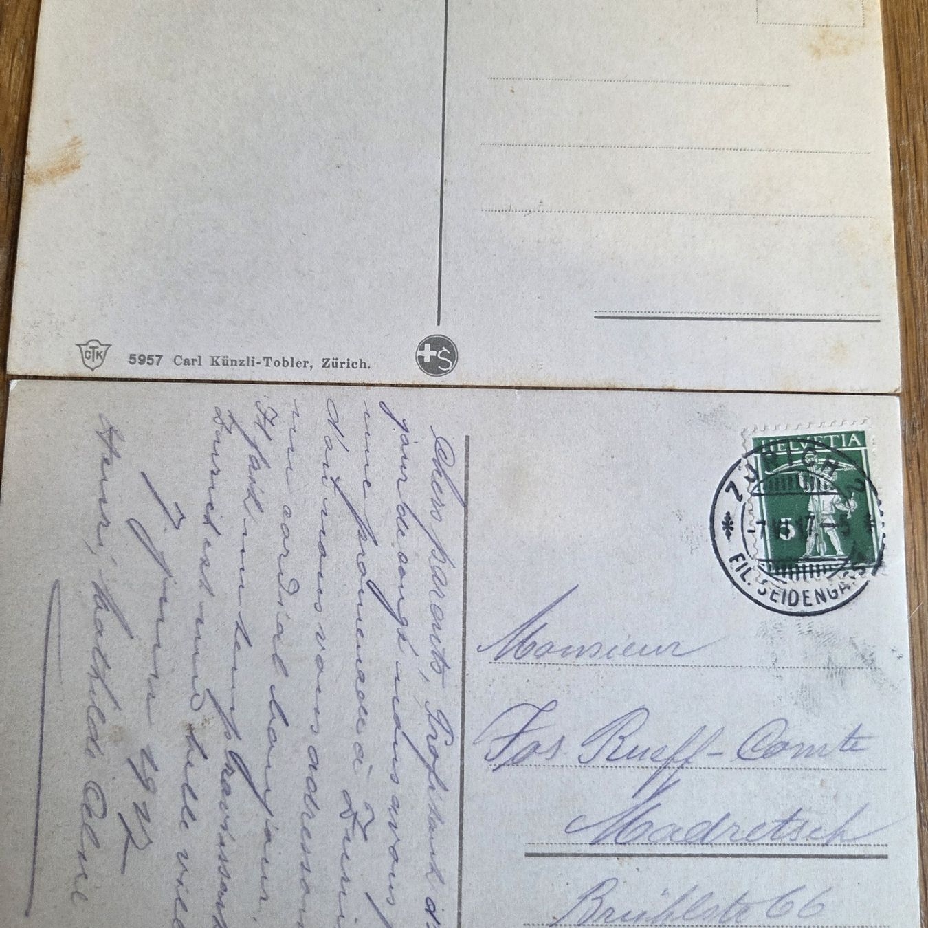 Ansichtskarten: 4x Antike Ansichtskarte ca. 1905 bis 1917.. – Gebraucht aus Stans von Ducati16 5