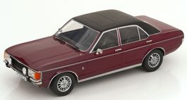 FORD GRANADA MK1 1975 DUNKELROT/SCHWARZ 1:18 MCG