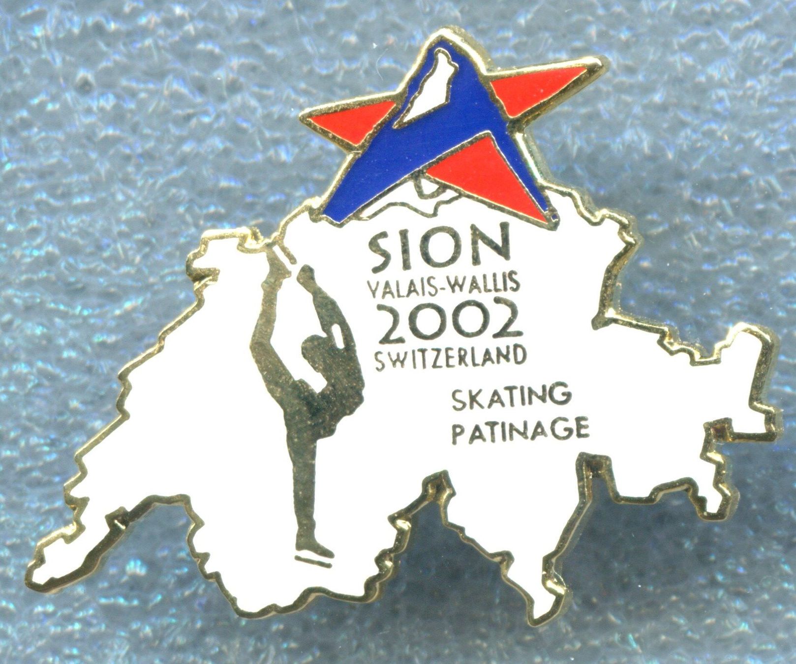 Plaketten & Abzeichen: SION 2002  Eiskunstlauf – Gebraucht aus Winterthur von Sammleroase