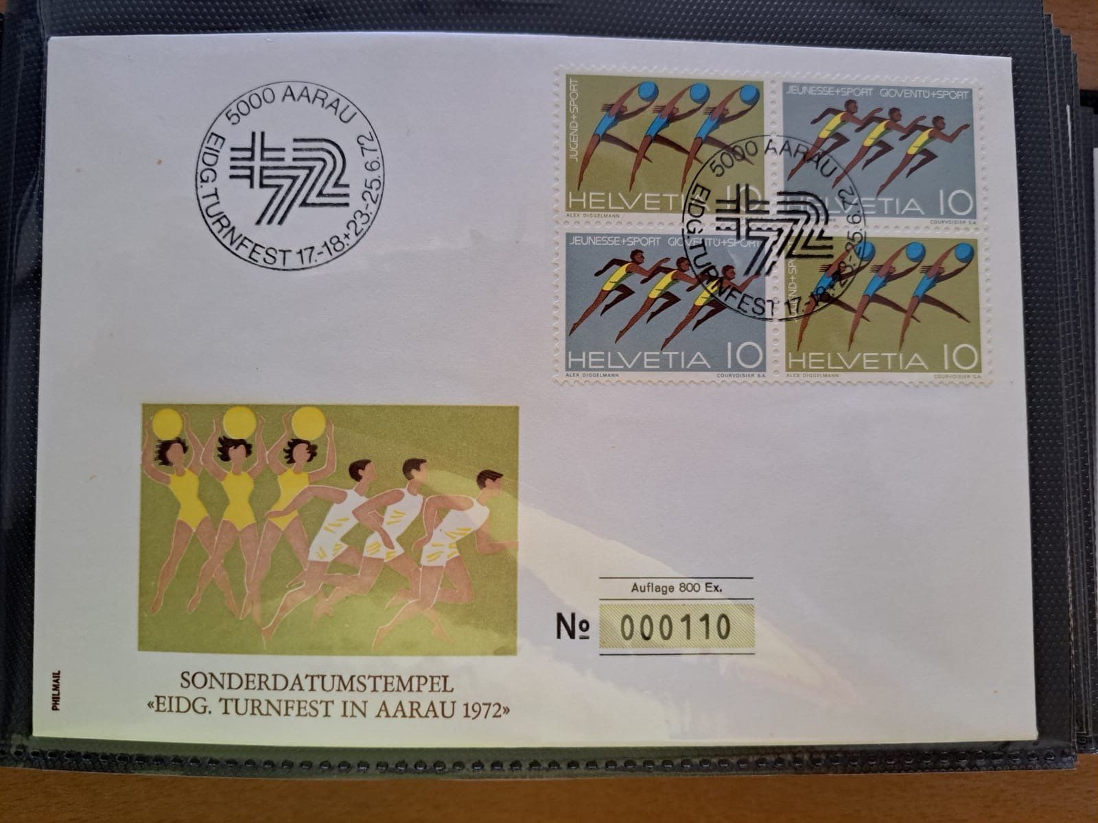 Album: 15 FDC-Album Schweizer Briefe – Usato da Effretikon venduto da Girlen14 7