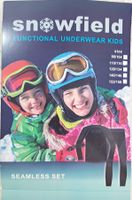 Snowfield Funktionsunterwäsche Set schwarz Gr. 110/116