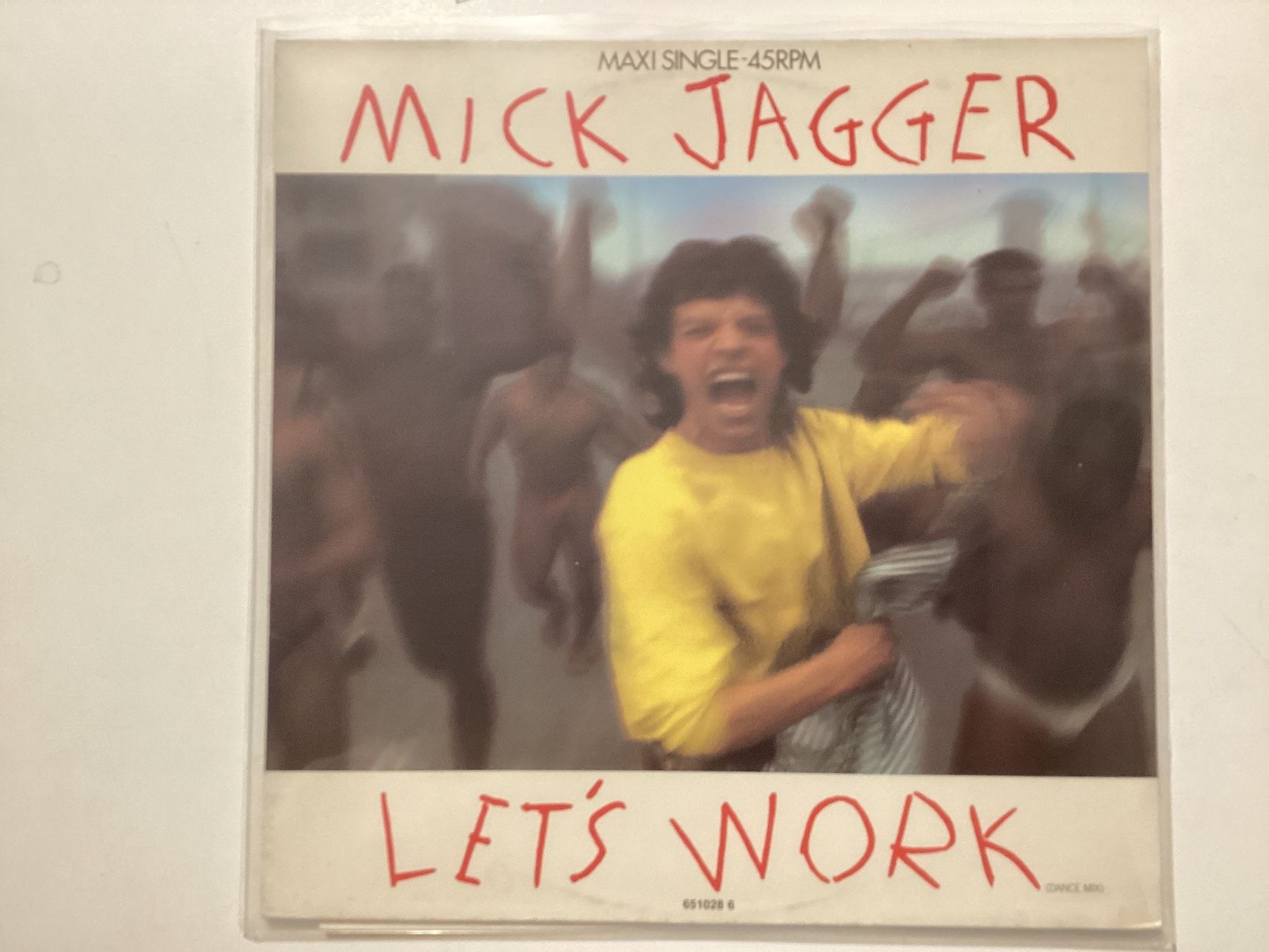 Dischi in vinile: Mick Jagger Maxi-Single - Let’s Work – Usato da Gutenswil venduto da Hamzian