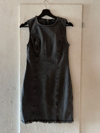 Denim Kleid grau Grösse S guter Zustand