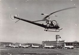 Hiller-Helikopter UH 12-B Air-Import AG Flughafen Zürich