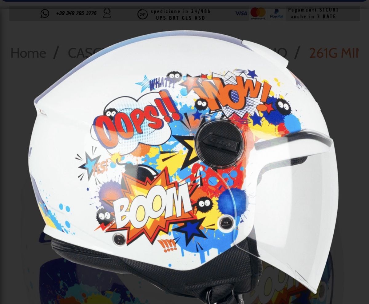 Helme & Visiere: CGM Roller Helm Grösse YL Comic Design – Gebraucht aus Hagendorn von hpw2207 2