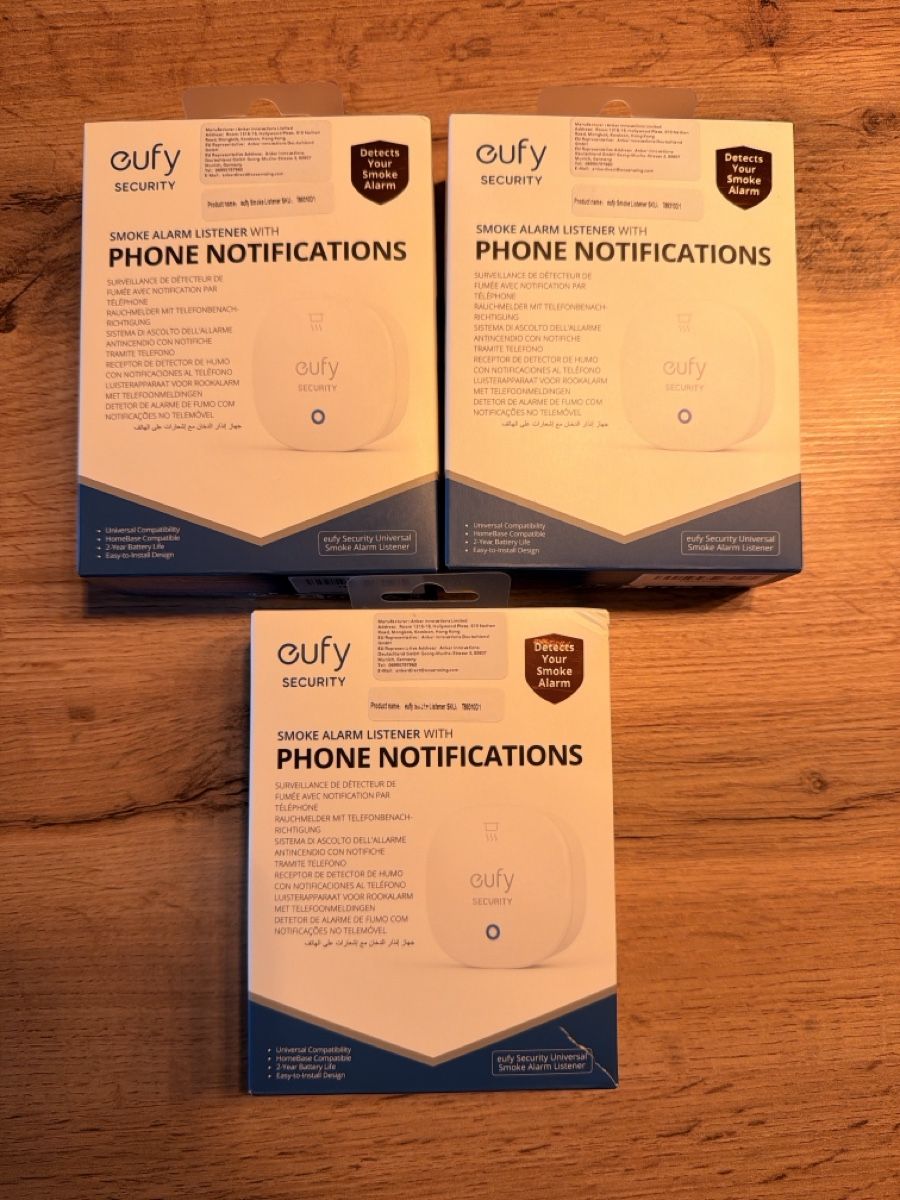 Eufy Systèmes d'alarme: Eufy Rauchdetektor Listener – Neuf (Voir description) à Zunzgen par PatGnt