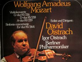 Mozart – Violinkonzerte David Oistrach 2 LP  GEWASCHEN