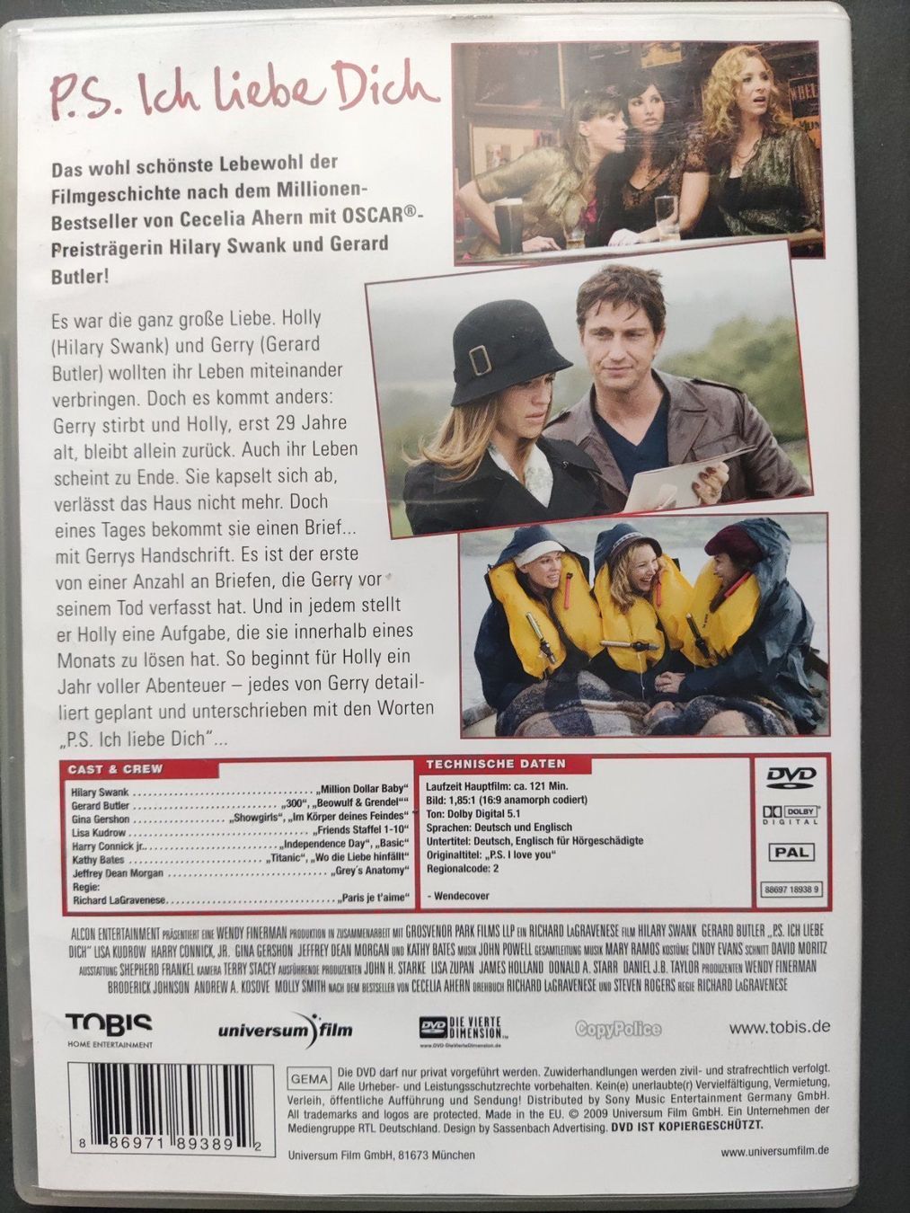 Alle DVDs: P.S. Ich liebe Dich (DVD) – Gebraucht aus Basel von Alacant 1