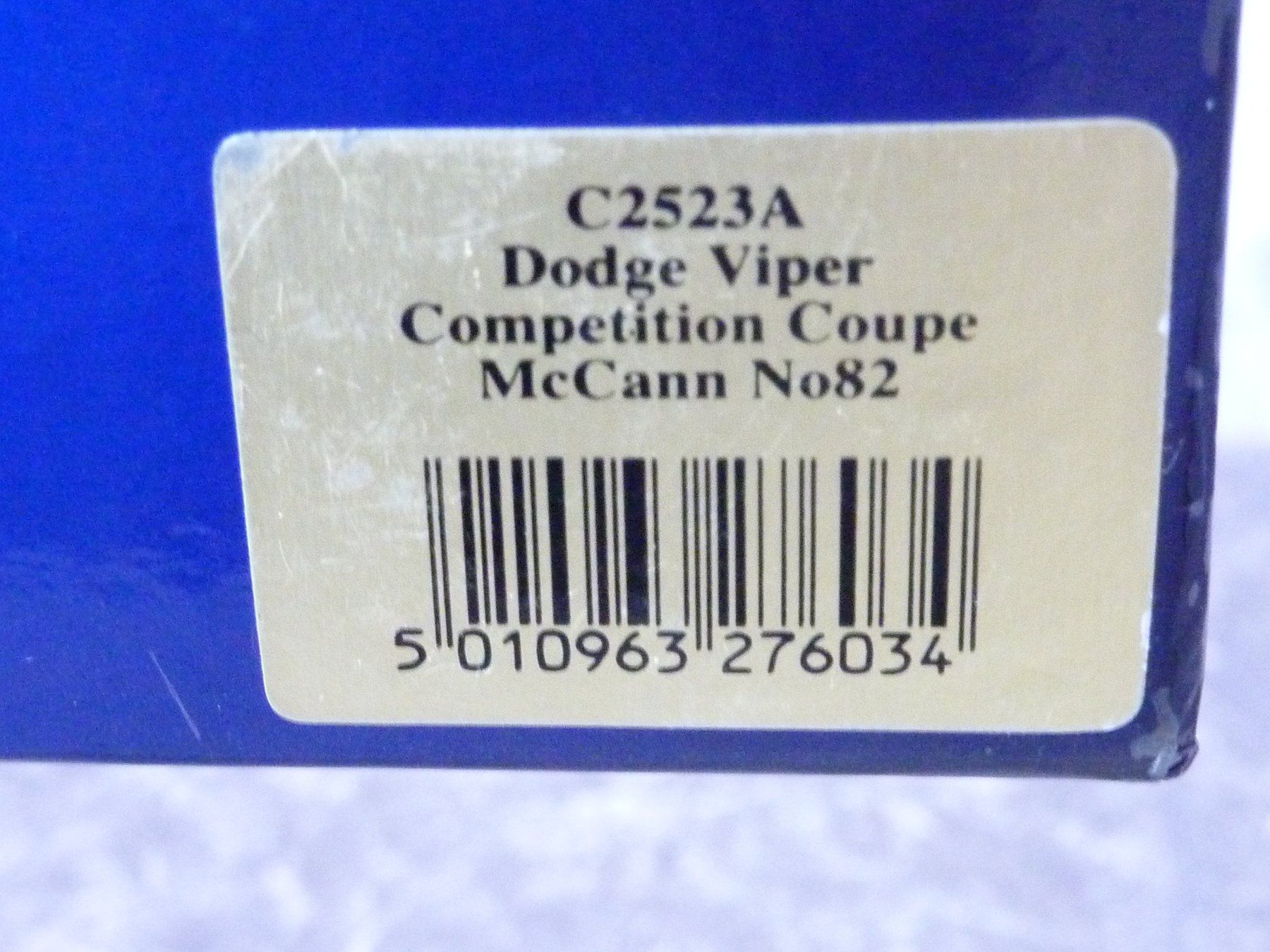 Piste: Dodge Viper Competition Coupe McCann No.82  1:32 – Nuovo (secondo la descrizione) da Dürrenäsch venduto da modellautos4you 5