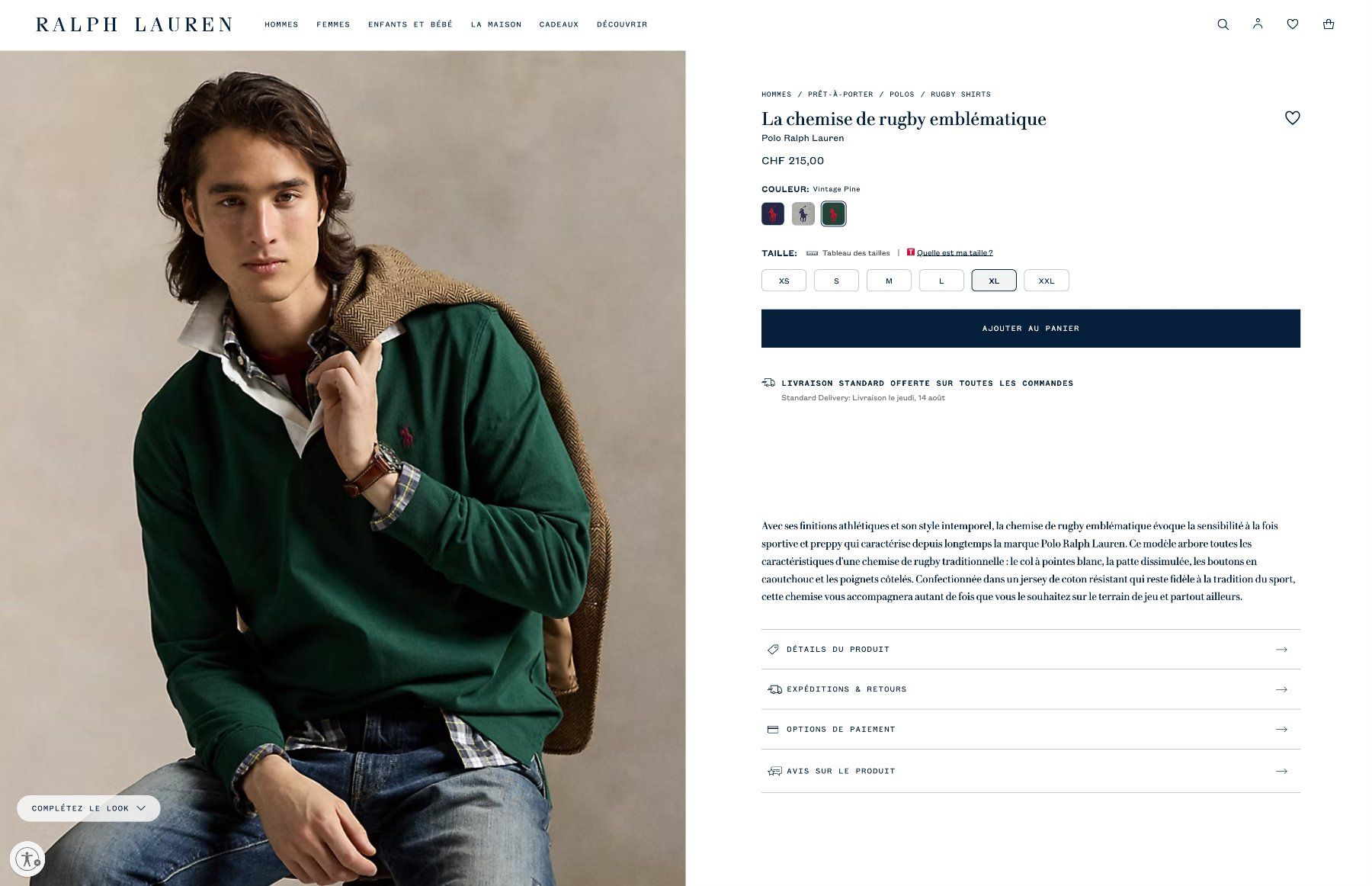 Polo Ralph Lauren Magliette Polo: RALPH LAUREN Rugby Shirt M – Usato da Küsnacht ZH venduto da sowohlalsauch 4