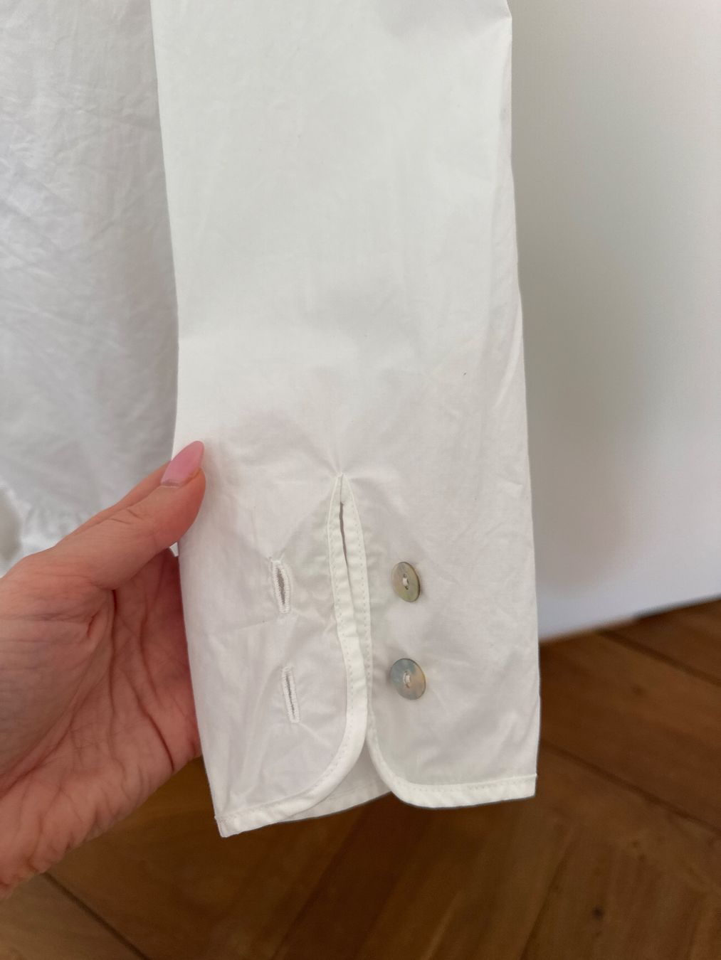 Camicette: Damen Maison Labiche Hemd in Weiss – Usato da Meilen venduto da Emma_321 3