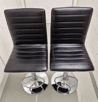 Barhocker 2er Set scharz