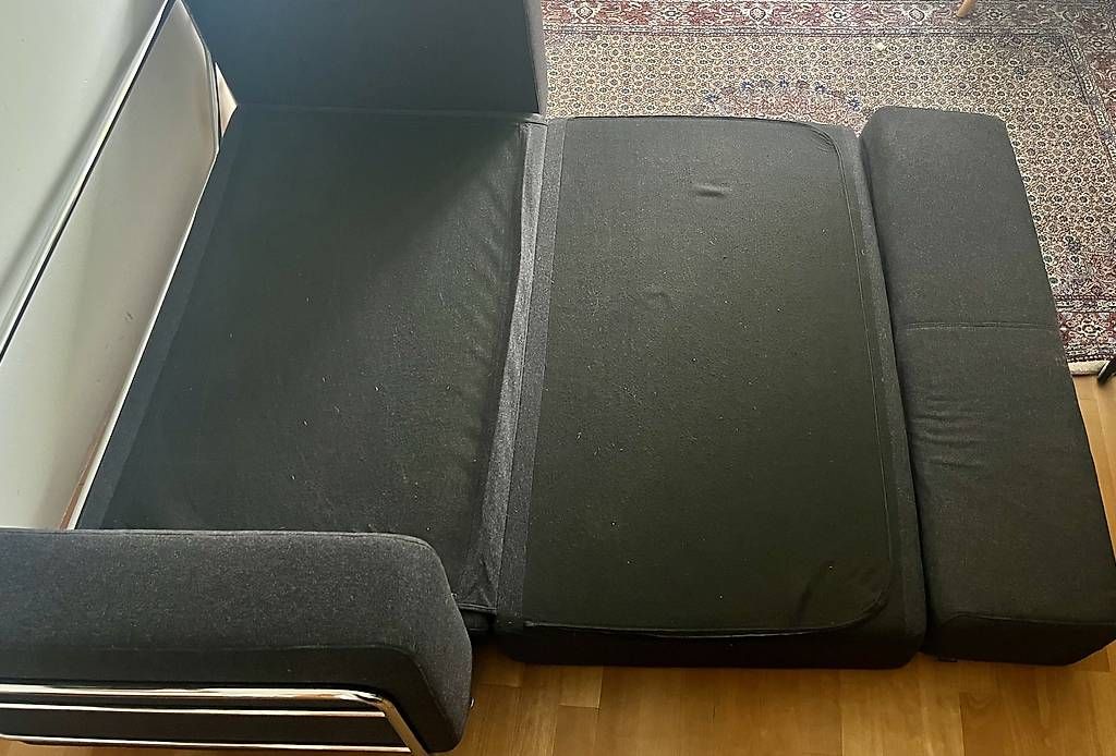Divani: Softline Sofa, Schlafsofa, anthrazit – Usato da Zürich venduto da chiffchaff 1