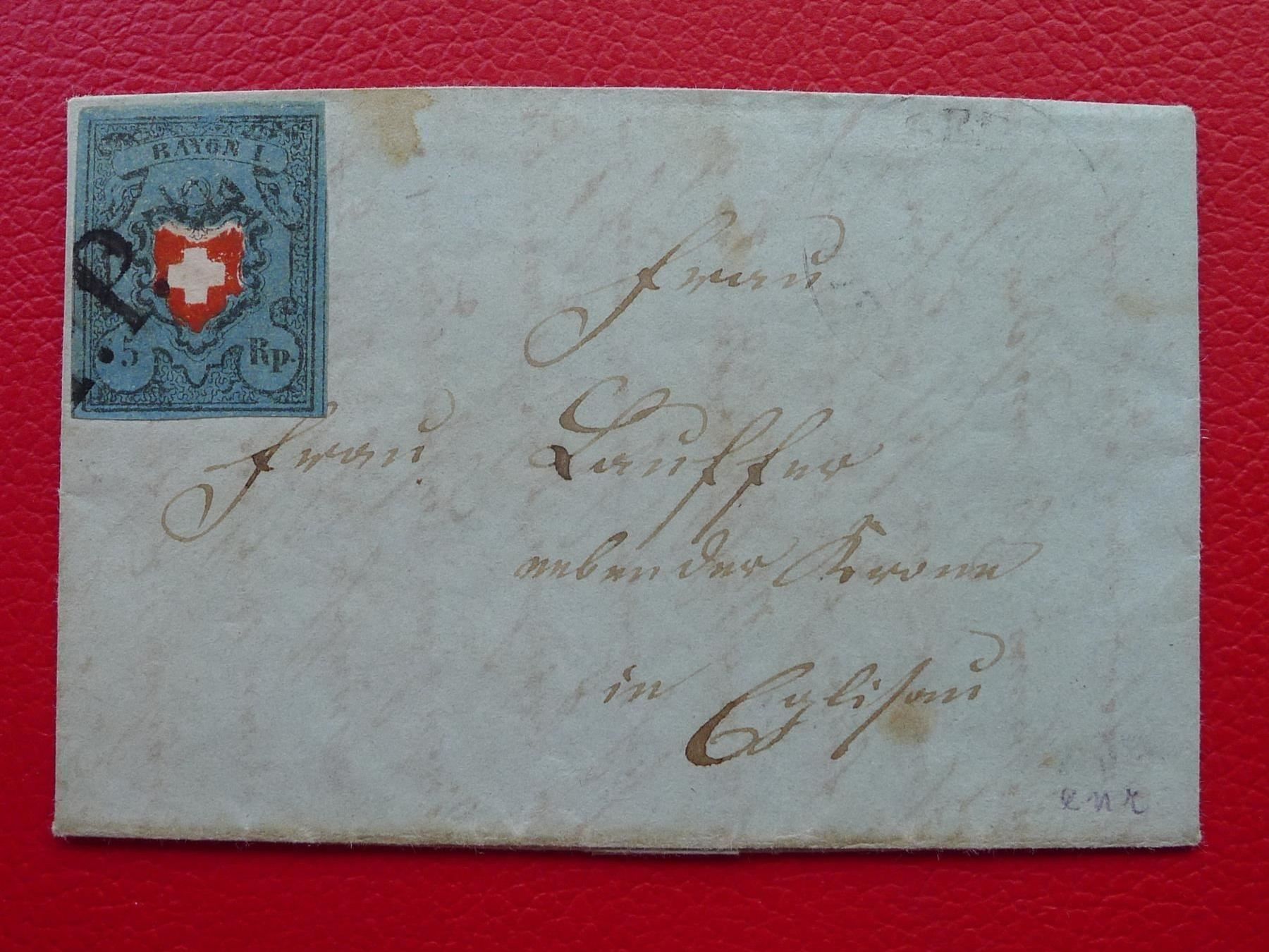Alle Briefmarken: Rayonbrief: 15II, T.5 Brief: GREIFFENSEE-EGLISAU ZH – Gebraucht aus Sursee von Luzernerraute