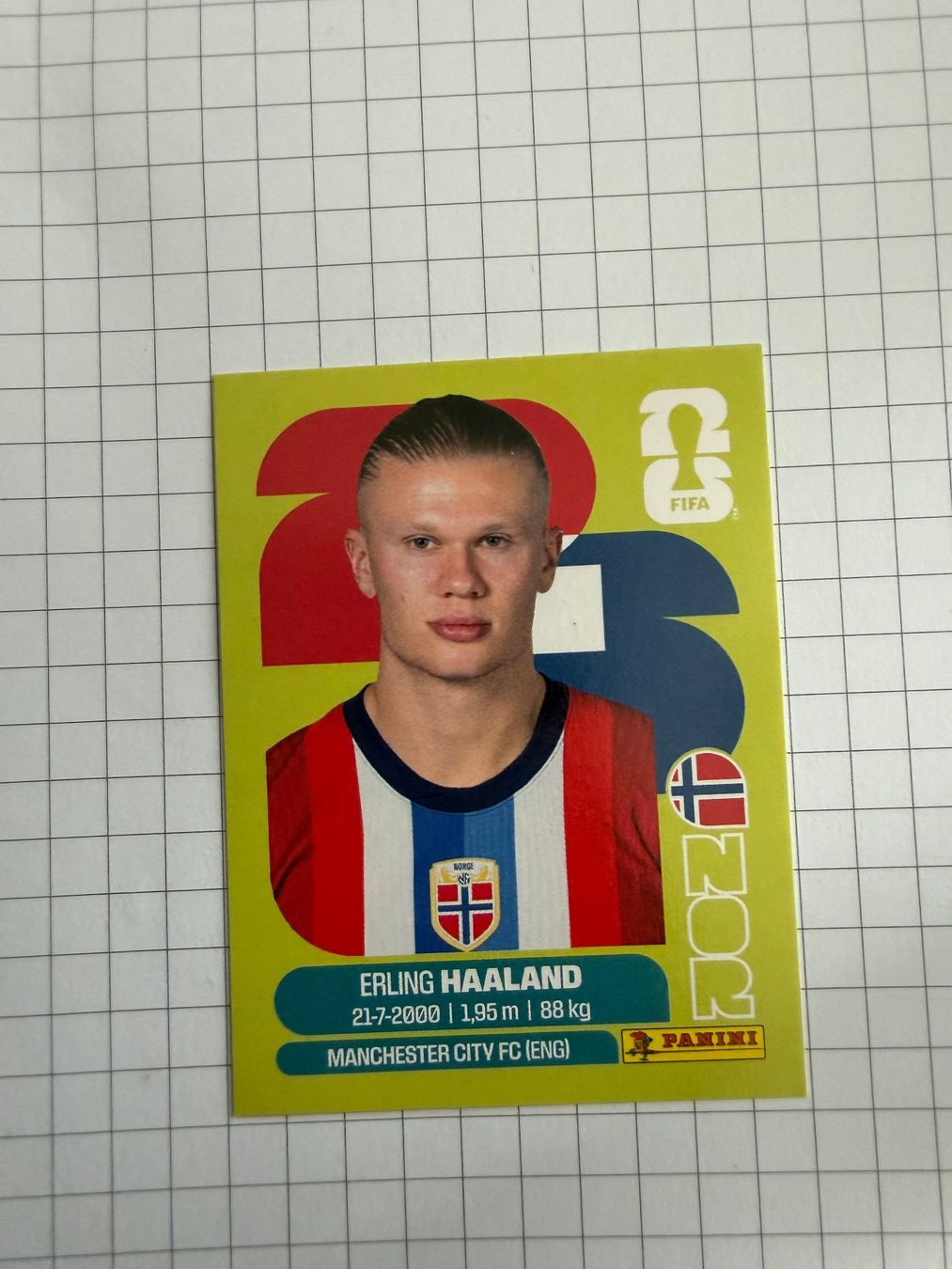 Panini Sammelbilder & Trading cards: Panini Erling Haaland NOR 15 – Neu und originalverpackt aus Trimbach von ano_6dkk