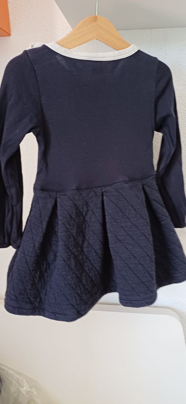 Petit Bateau Vestiti & Gonne: Petit Bateau Kleid Dunkelgrau Grösse 104 – Usato da Riniken venduto da Lessy- 2