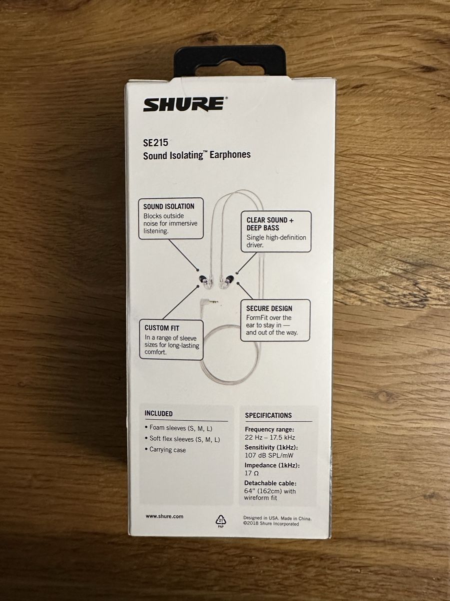 Shure Cuffie: Kopfhörer in Ear – Nuovo e nell'imballaggio originale da Winterthur venduto da ani_6p9f 2