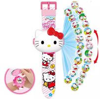 Kinder Projektor & Armbanduhre - Hello Kitty