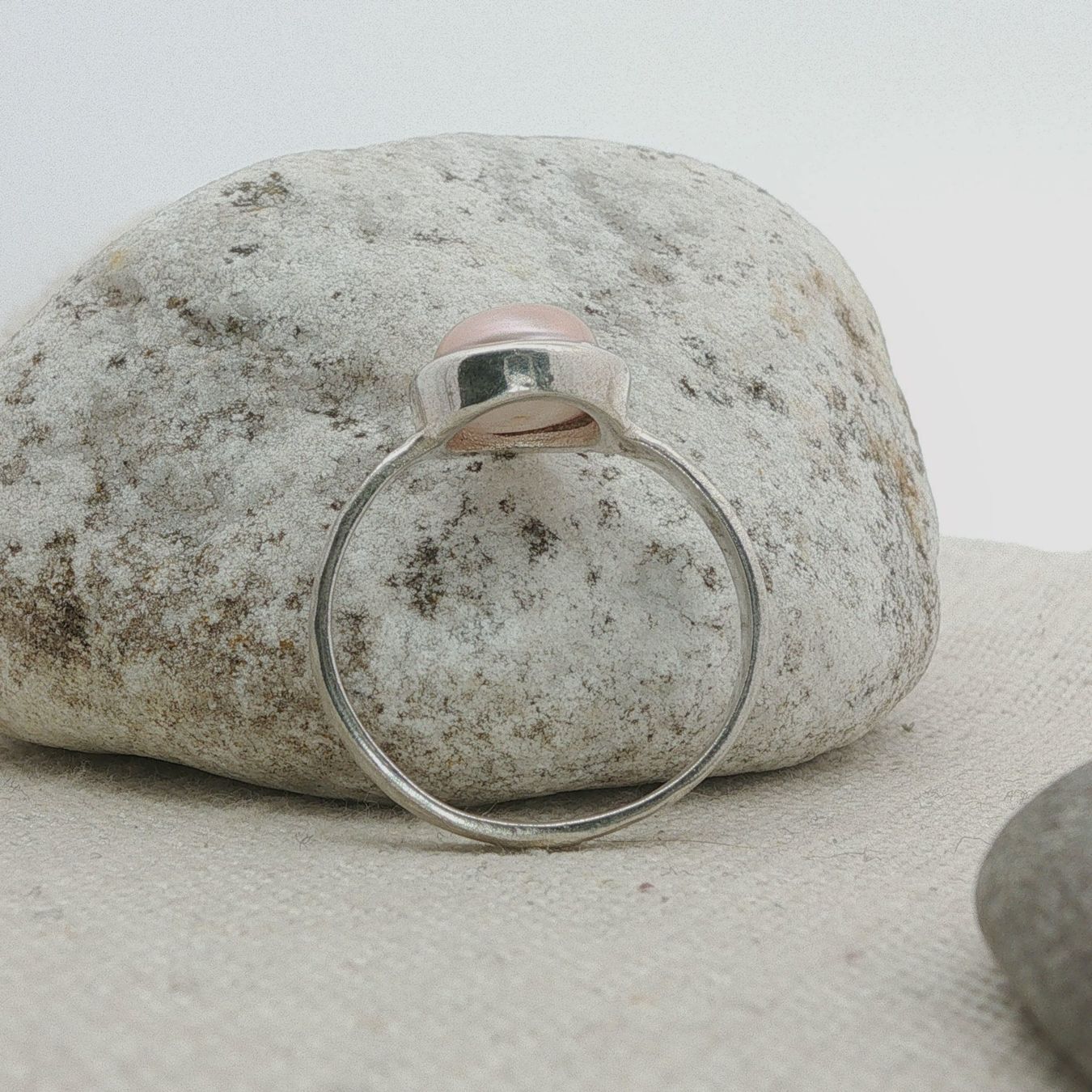 Olga Ribler Ringe: Feiner Silber Ring 925 mit Perle Grösse 61 – Neu (gemäss Beschreibung) aus Luzern von Schmuckoutlet 5