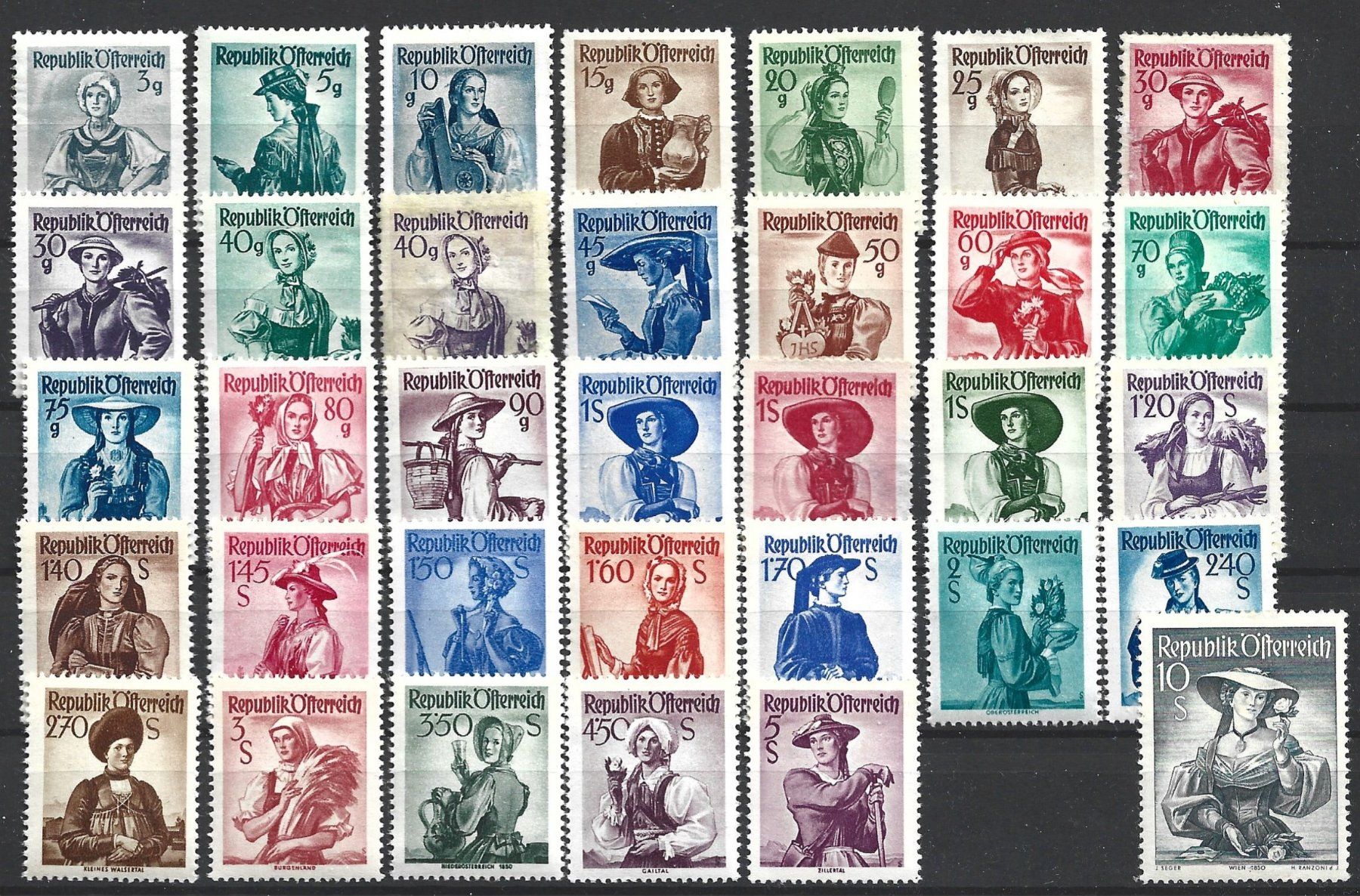 Tutti i francobolli: 1948 Österreich – Nuovo (secondo la descrizione) da Trübbach venduto da Sammer51