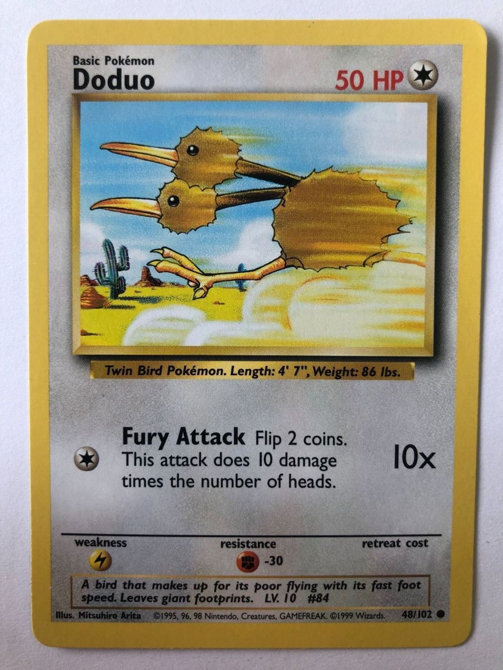 Pokémon Carte collezionabili: Doduo - Base Set - Pokemon – Usato da Nussbaumen AG venduto da Bika-Shop