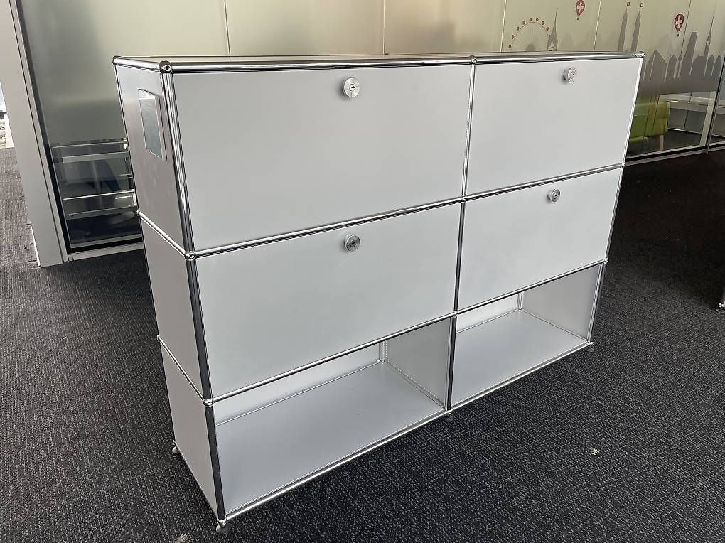 USM Cassettiere: USM Haller Sideboard Mattsilber 2x3 Top Zustand – Usato da Dietikon venduto da Kumar_Occasionen 2