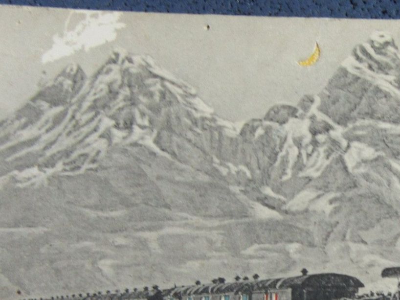 Cartoline postali: GOTTHARD-EXPRESS DAMPFZUG 1906 URI AK WAR GENADELT FLECK – Usato da Ettingen venduto da Hausi4711 1