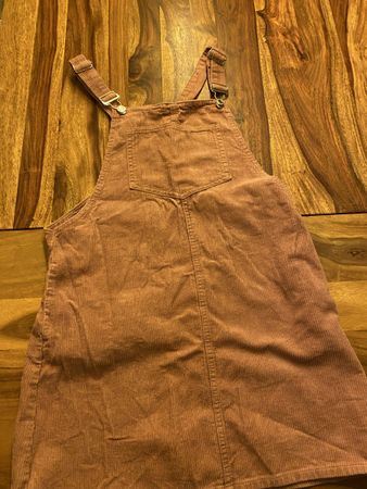 Cord Latzhose pink