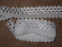 Spitze Baumwollgemisch weiss 2,5cm breit