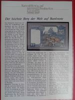 Kuriositäten auf Banknoten  Everest