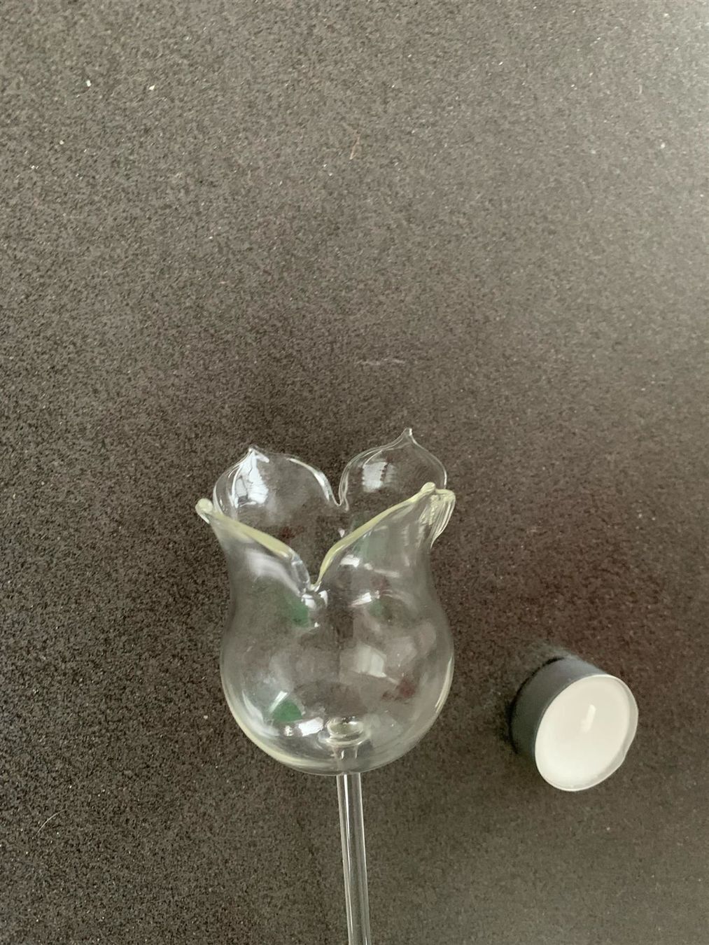 Portacandele: Stecktulpe aus Glas - Kerzenhalter – Usato da Fribourg venduto da tschjoly 1
