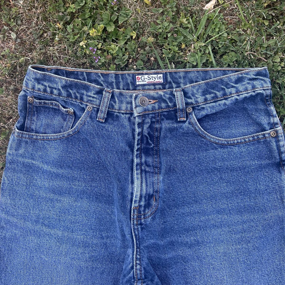 Jeans: Vintage G-Style Denim Shorts Blue  – Usato da brent venduto da fukusapes 1