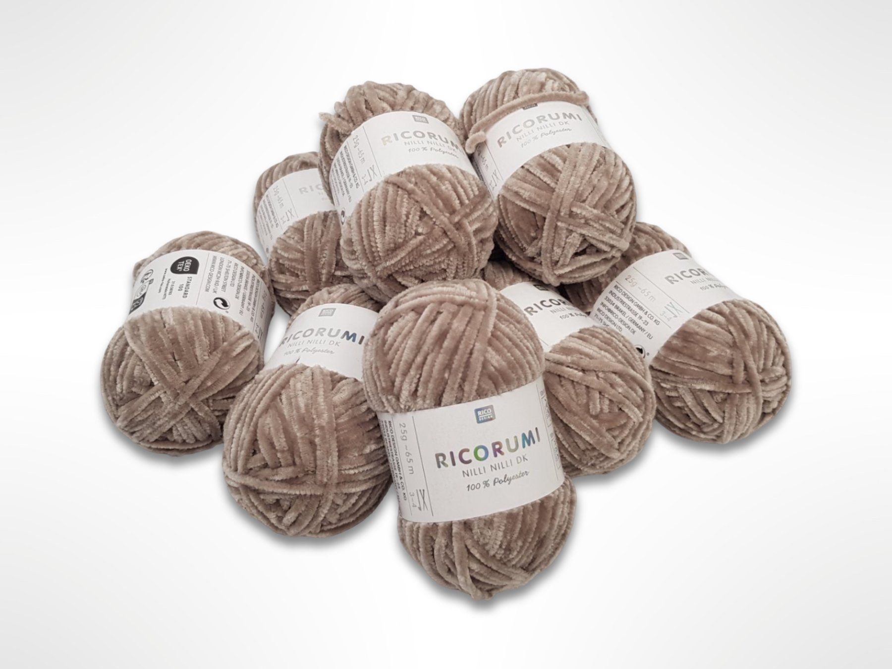 Lana: RICO DESIGN flauschiges Garn Beige 10 Stk. – Nuovo (secondo la descrizione) da Suhr venduto da Restwert_Suhr