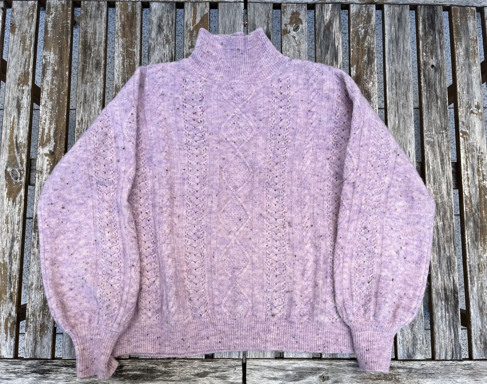Des Petits Hauts Pullover & Sweatshirts: Des Petits Hauts Dino Alpaka-Pullover rosa – Gebraucht aus Zürich von fra_f68d 3