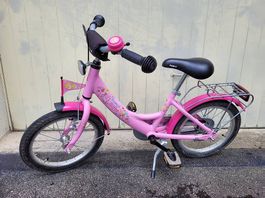 Kinderfahrrad mit Stützrädern, 16"