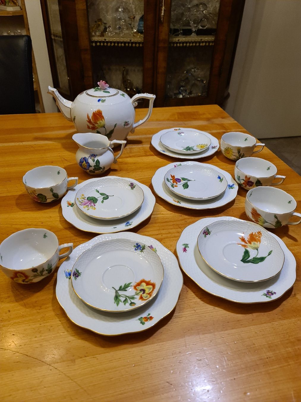 Herend Set di piatti: antiker Herend Teeservice 1939 – Usato da henau venduto da Rockj 1
