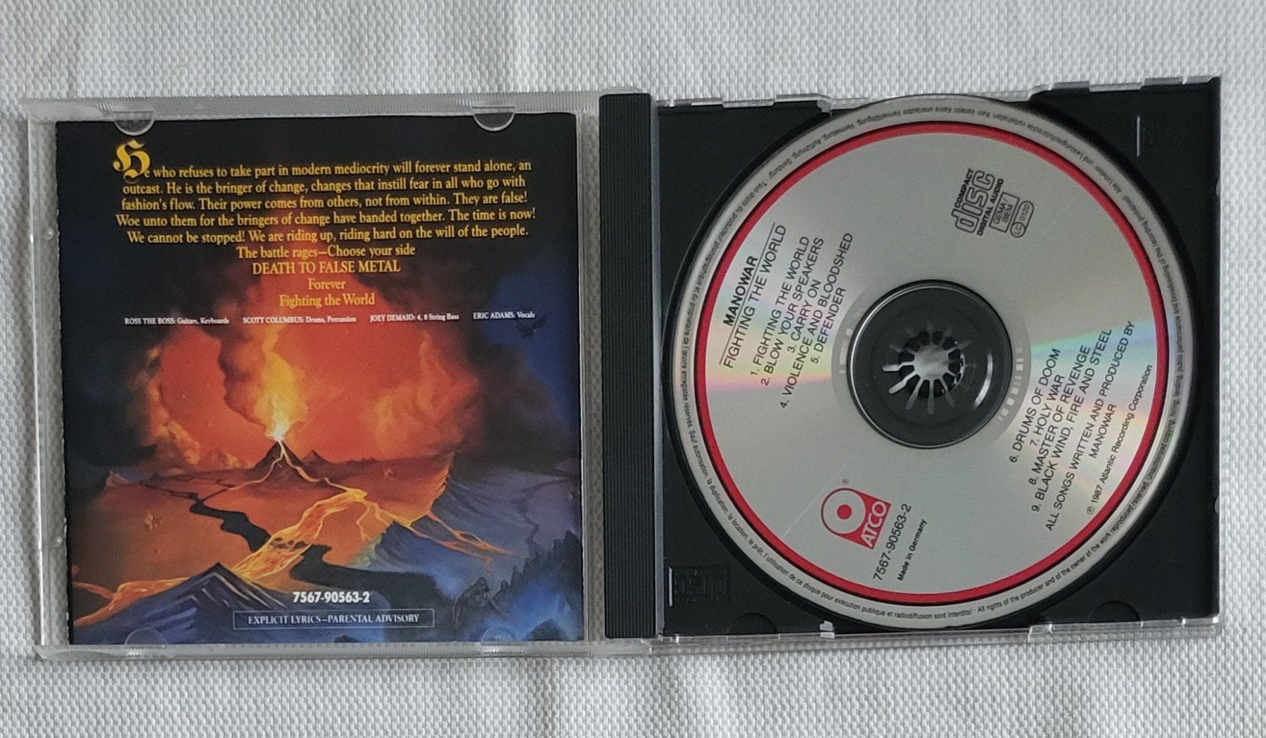 CDs: Manowar – Gebraucht aus Villars-sur-glane von Epsilonhike 2