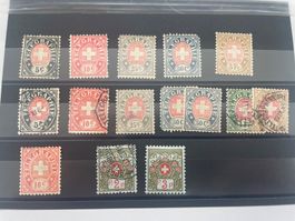 Telegraphenmarken Portomarken Lot, Top, Ungebraucht & geste.