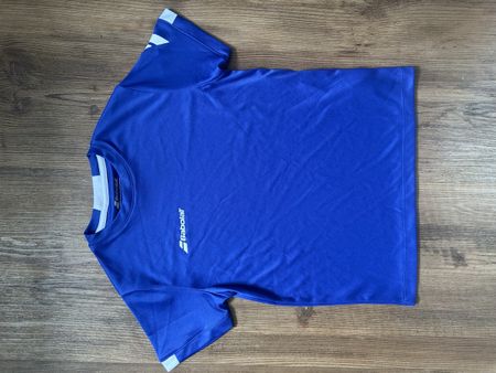 T-shirt de tennis Babolat bleu 8-10 ans
