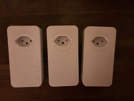 3x devolo dLAN 1200+ Powerline Adapter – 1200 Mbit/s – CH