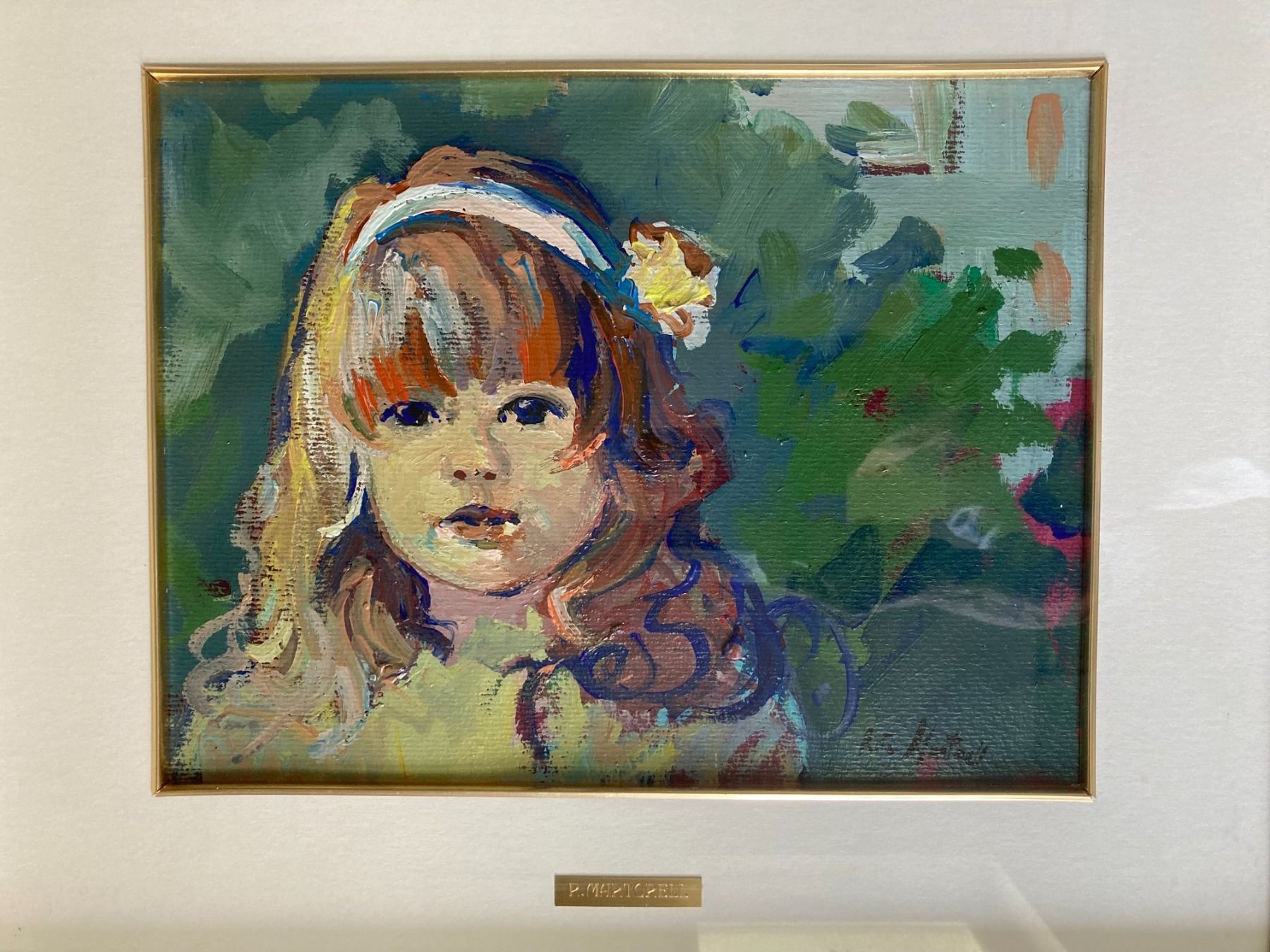 Dipinti: Gemälde Celina 3933 signiert  Rita Martorell – Usato da Subingen venduto da ArtBead 3