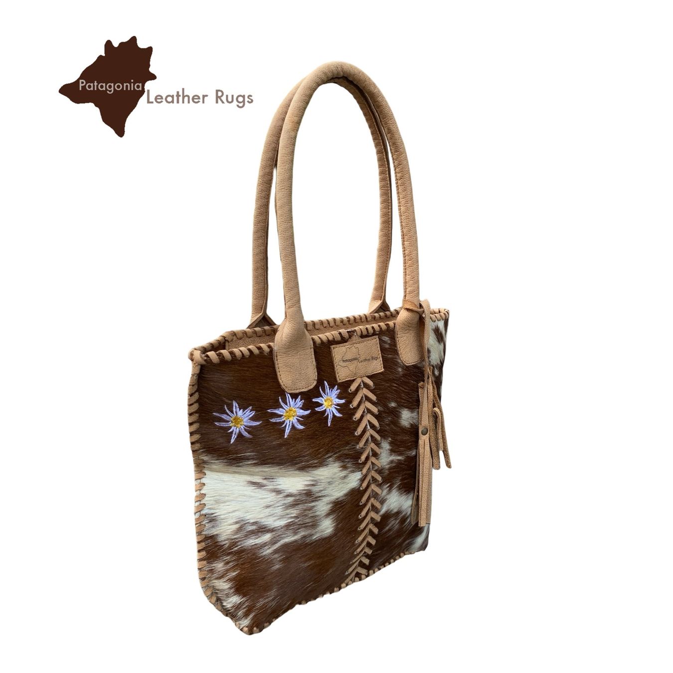 Borse da donna: Handtasche aus echtem Kuhfell Edelweiss – Nuovo e nell'imballaggio originale da Arbedo venduto da patagonialeatherrugs 1