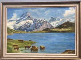 Grosse Gemälde Emil Jucker (1892-1972)  Wald ZH