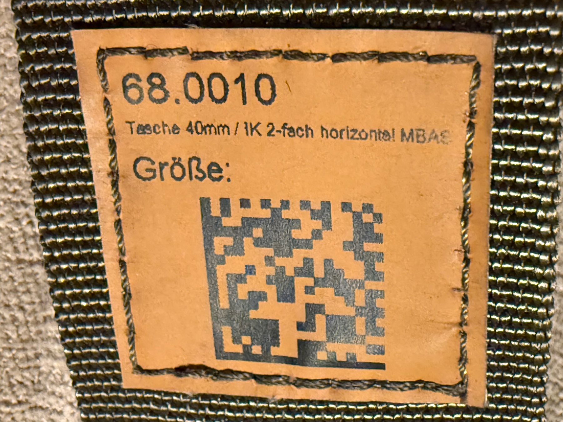 Schweizer Armee Uniformen: Tasche 40mm/IK horizontal MBAS - Schweizer Armee – Neu (gemäss Beschreibung) aus Brütten von Hst1 5