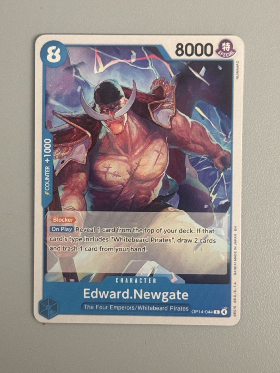 Bandai Sammelbilder & Trading cards: Carte One Piece Edward Newgate OP14-044 Special – Neu (gemäss Beschreibung) aus Muttenz von Dan1994