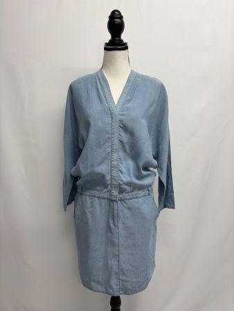 SET Jeanskleid Gr. 36 Lyocell Kleid blau