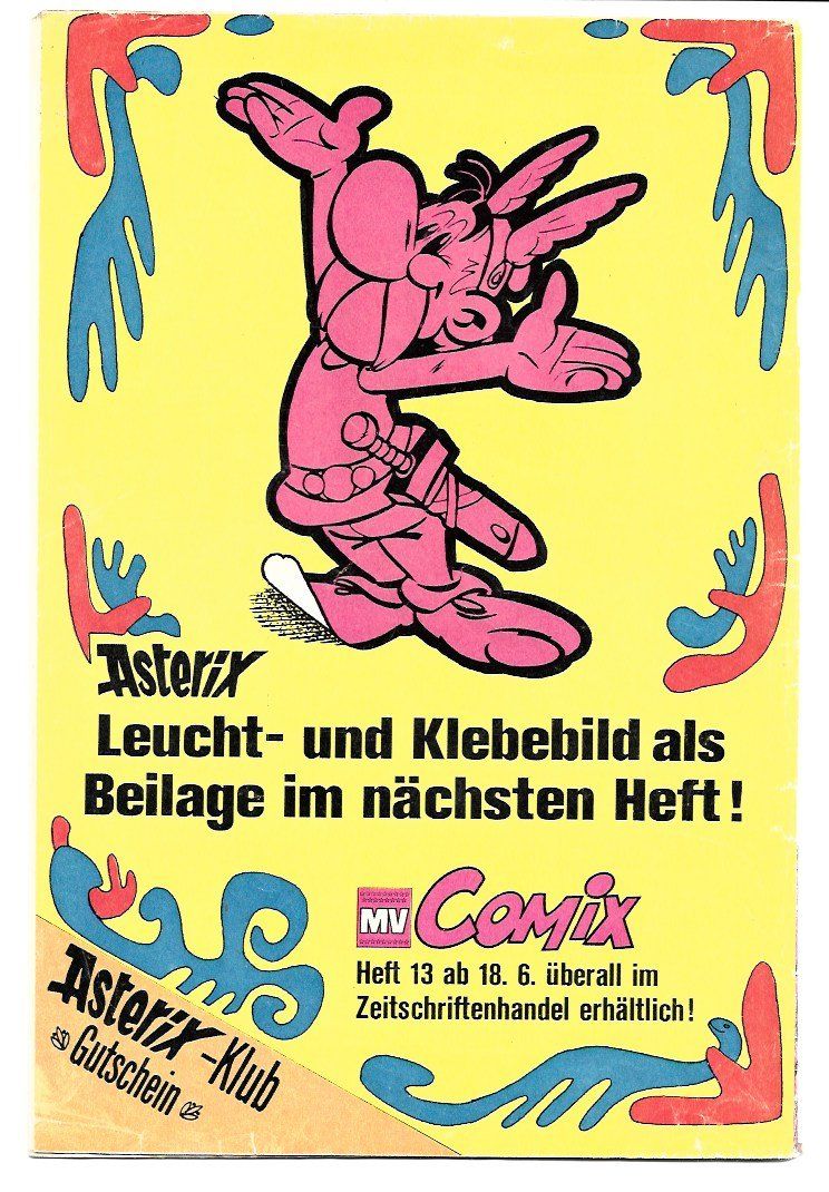 Fumetti: MV Comix Nr 12 1969 mit Asterix und Batman, Mickyvision – Usato da Winterthur venduto da Wolfensberg 1